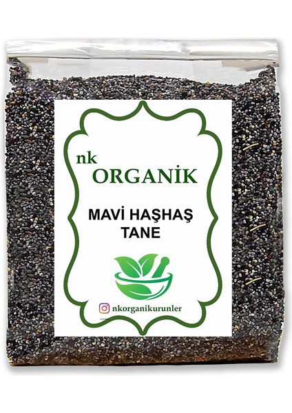 Mavi Haşhaş Tohum Yeni Hasat 1kg