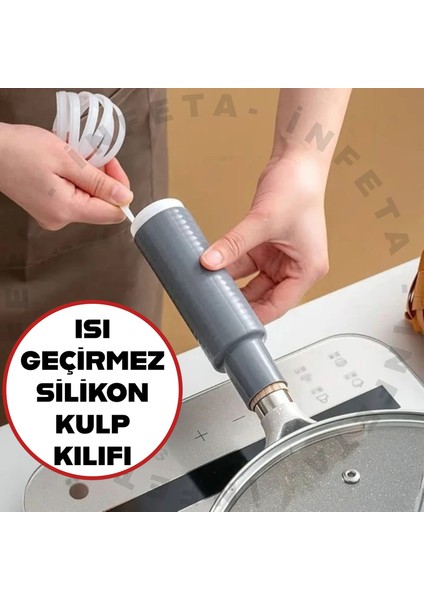 Isı Geçirmez Silikon Tencere Kulp Koruyucu Kılıf