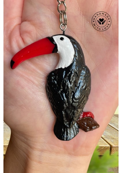 Tukan Kuşu Mini Anahtarlık