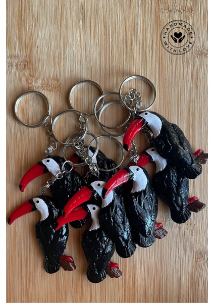 Tukan Kuşu Mini Anahtarlık modelleri