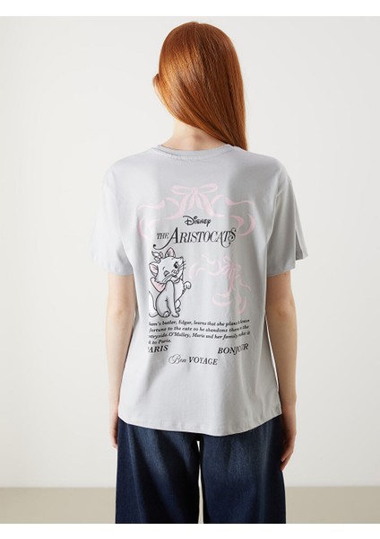 Yeni Sezon Bisiklet Yaka Aristocats Baskili Kadin Tisort - S5OY21Z8 fırsatları
