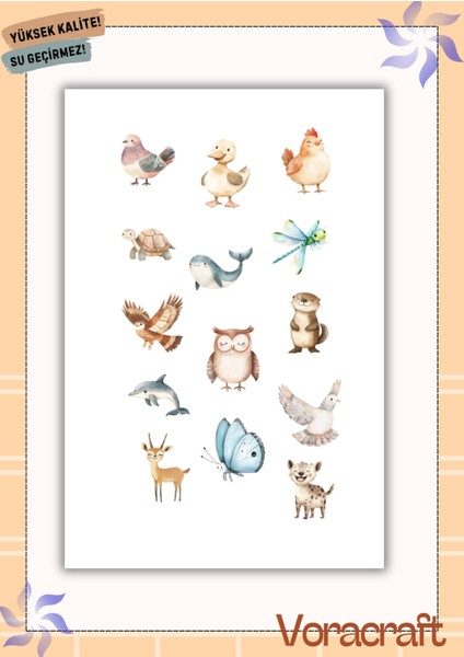 4'lü Çiftlik Set Ajanda Bullet Journal Set A053