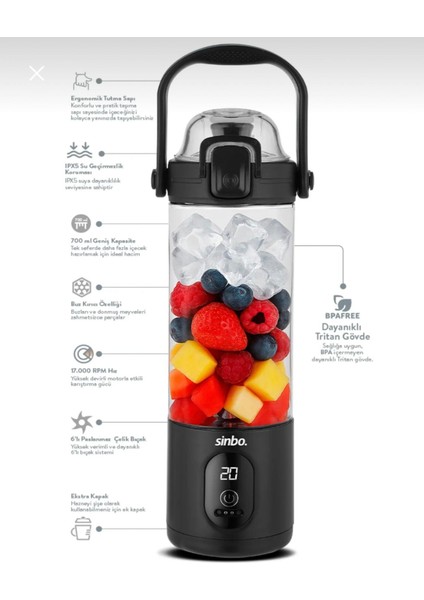 SHB-7504 Portatif Taşınabilir Kişisel Blender fiyatları