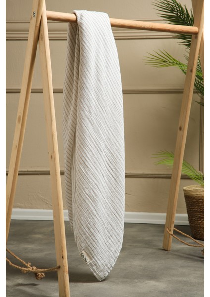 2 Katlı %100 Pamuk Müslin Kundak ve Örtü Bezi | 120x120 cm | Bej | 30-10 | Yenidoğan & Bebek Battaniyesi fiyatları