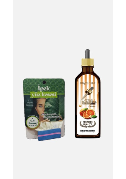 Portakal Yağı Serum ve Yüz İpek Kesesi