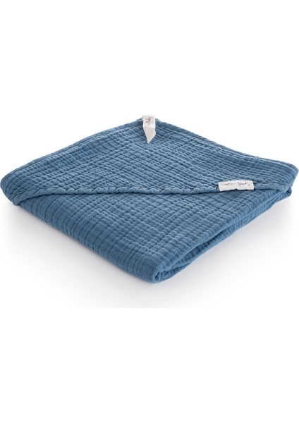 4 Kat Müslin Kundak 75X75CM - Navy