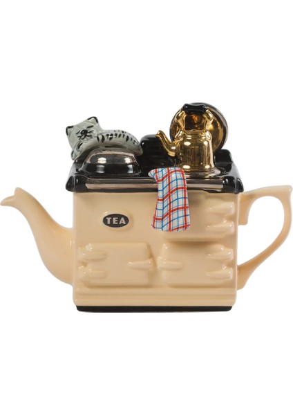 Tea Aga 1 Cup Style Seramik Krem Teapot