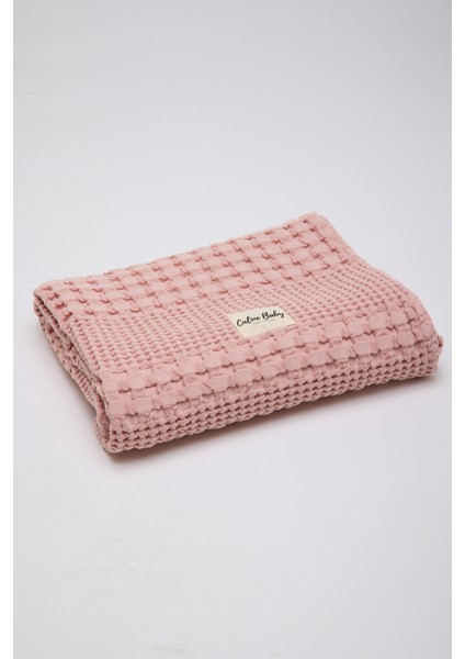 Waffle Pamuklu Pike 100*90CM - Pudra fiyatları
