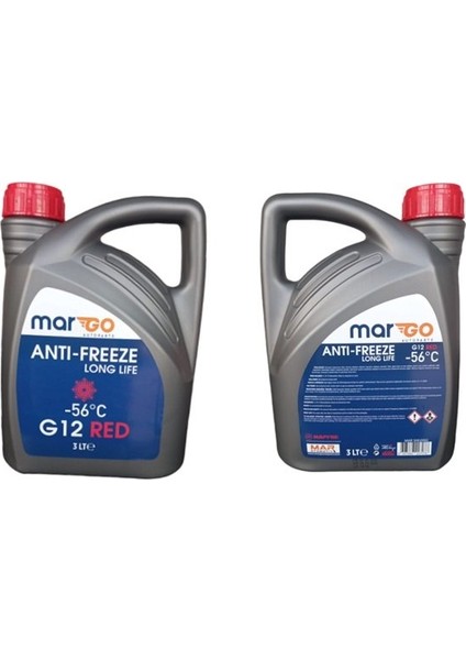Antifriz Kırmızı -56 Derece 3 Litre