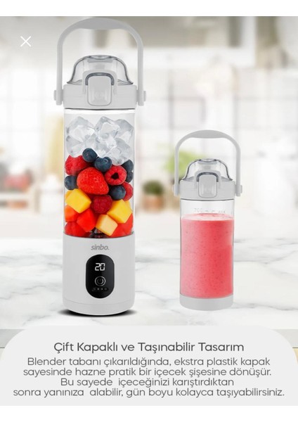 SHB-7504 Portatif Taşınabilir Kişisel Blender