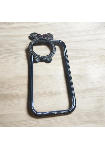 IPHONE 15 Pro Max Mavi Renk Miki Lüx Taşlı Silikon Telefon Kılıfı fiyatları
