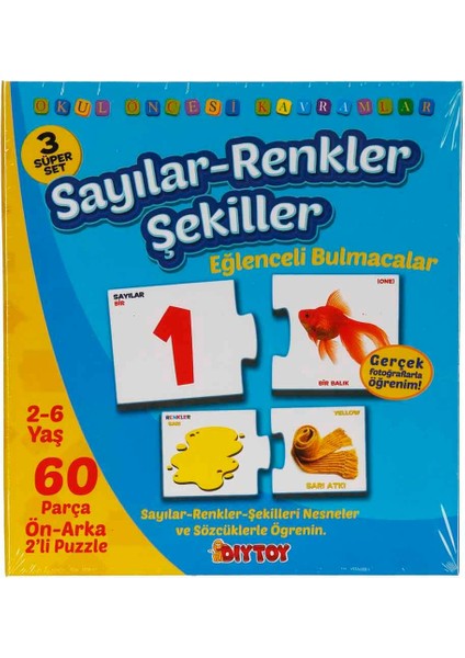 Sayılar Renkler Şekiller Süper Set