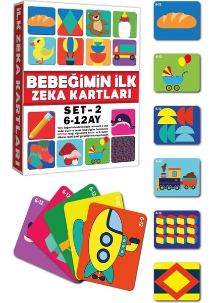 Bebeğimin Ilk Zeka Kartları Set-2 / 6-12 Ay