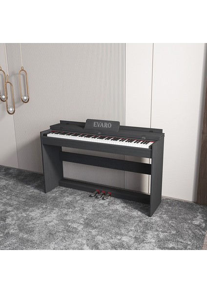 Pro 88 Tuşlu Piyano Dijital Ekran Bluetooth 16 Seviye Tuş Hasasiyeti (Tabure, Kulaklık Hediye) fiyatları