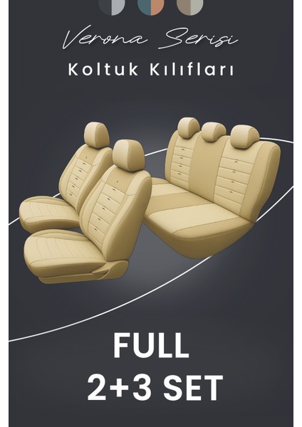 Renault Modus 2004–2012 Verona Serisi Raşel Bej Koltuk Kılıfı fiyatları