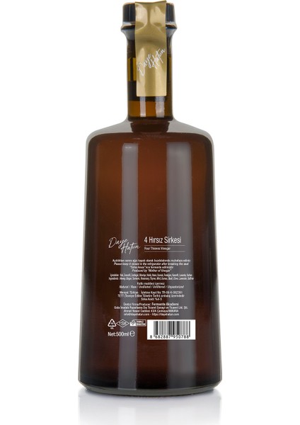 4 Hırsız Sirkesi / Four Thieves Vinegar 500 ml fiyatları