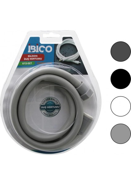 Silikon Duş Hortumu 1.5mt Vakumlu Ambalaj Paslanmaya-Sızmaya-Bükülmeye-Kopmaya Son (4887)