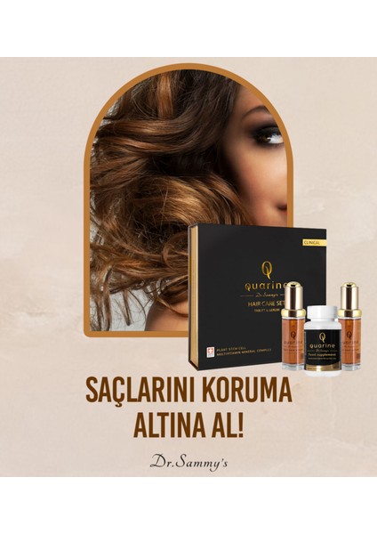 Quarine 2 Aylık Saç Bakım Seti (2 Serum+1 Multivitamin) Dökülme ve yıpranma Karşıtı Bitkisel Kök Hücre Ekstratları, Vitamin, Mineral İçeren Saç, Sakal, Kaş ve Kirpik Onarıcı Premium Set fırsatları