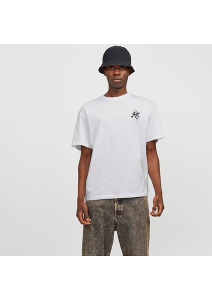 Erkek Sirt ve Gögüs Baskili Tisört - Falling