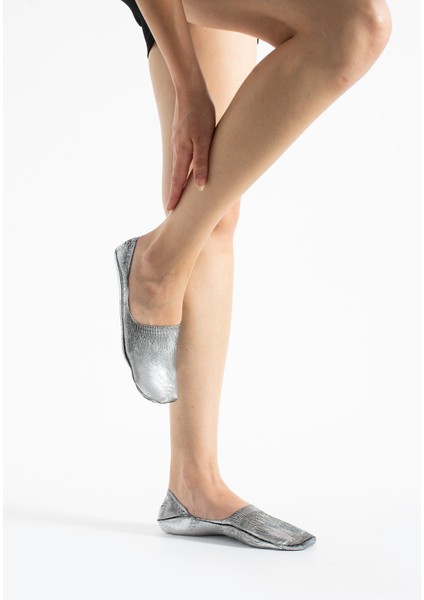 Gümüş Varaklı Babet Çorap