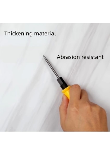 Mermer Desenli Mutfak Duvar Kağıdı Sticker - 5MX60CM Su Geçirmez, Yağa Dayanıklı, Yüksek Sıcaklığa Dayanıklı Tezgah, Dolap, Ocak Yenileme Folyosu T04 modelleri