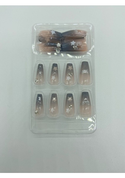 24 Lü Takma Tırnak Setleri Yıldız Modeller fiyatları