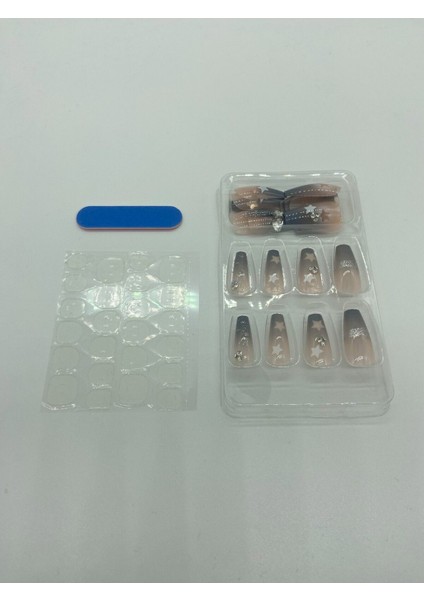 24 Lü Takma Tırnak Setleri Yıldız Modeller modelleri
