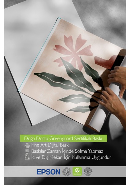 Çerçevesiz Poster, Pembe Vazo ve Çiçekler, Organik Şekillerle Minimal Stil Poster No: 107950 indirimleri