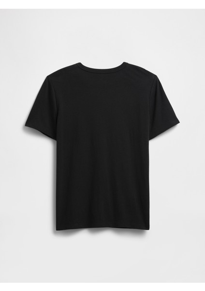 Erkek Çocuk Siyah Grafik Baskılı T-Shirt modelleri