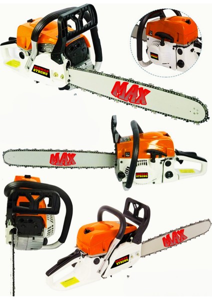 Profesyonel Alman Tasarımı Benzinli Motorlu Testere 52 CC modelleri
