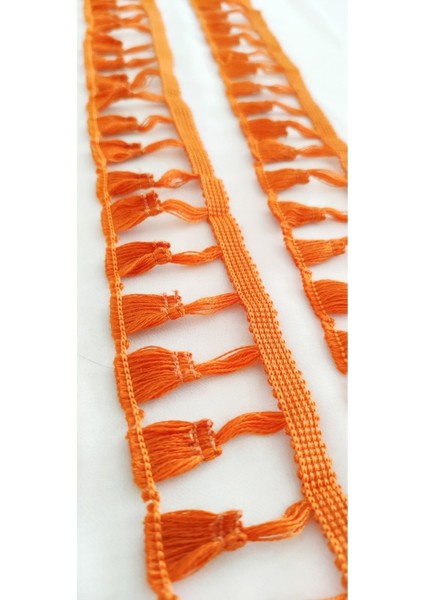 Turuncu Pamuk Püskül Şerit