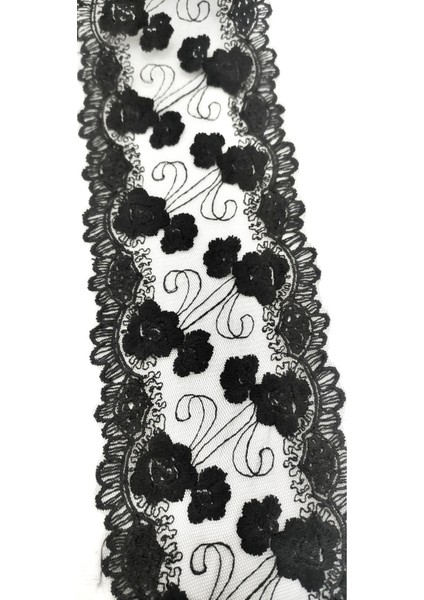 Ara Geniş Model Çiçek Polyester Güpür Dantel indirimleri