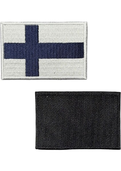 Finlandiya Bayrağı Nakış Patch Peç - 8x5 cm fiyatları