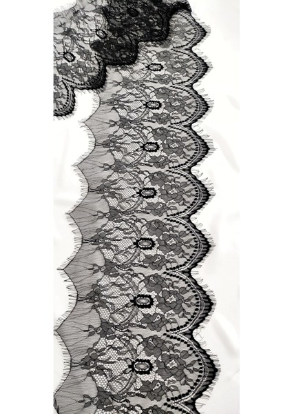 Siyah Sakallı Dantel Kenar 28 cm ( 3 mt ) fiyatları