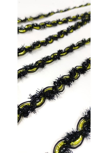 Sarı Gold Yılan Desen Simli Şerit modelleri