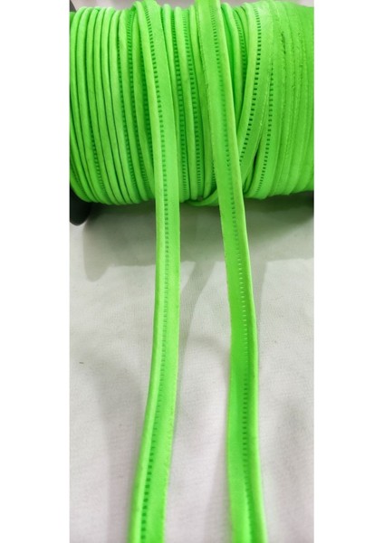 Neon Fıstık Yeşil Kenar Biye Şerit