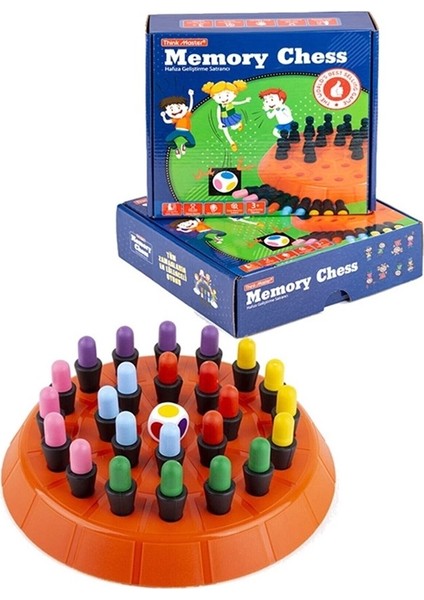 Memory Chess - Zeka Oyunu, Renklerle Hafıza ve Zihin Geliştirme Satrancı Eğitici Oyuncak indirimleri