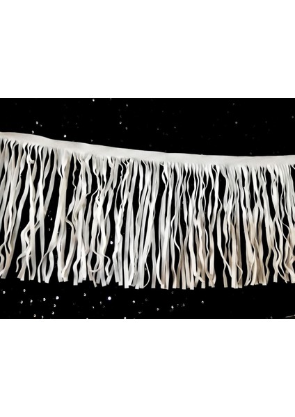 Süet Saçak 20 cm Ekru