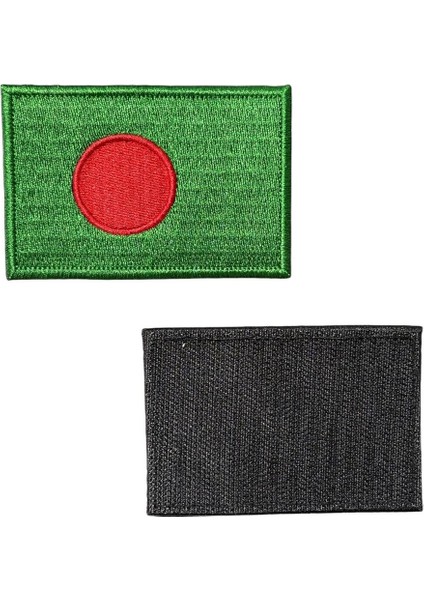 Bangladeş Bayrağı Nakış Patch Peç - 8x5 cm fiyatları