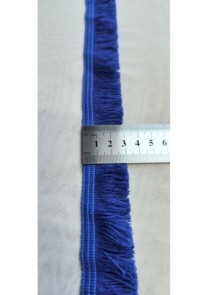 Saks Mavi Pamuk Kenar Düz Püskül Saçak indirimleri