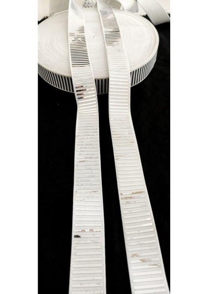 Beyaz Ayna Baskılı Parlak Lastik Şerit fiyatları