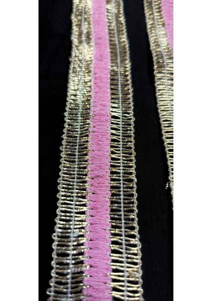 Gold Zırhlı Pembe Örgülü Şerit fırsatları