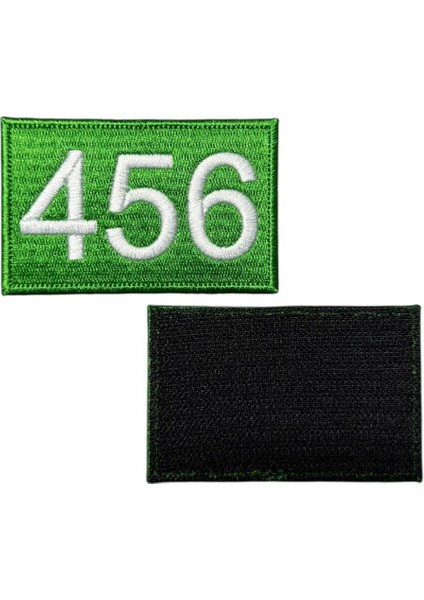 Squid Game 456 Numaralı Oyuncu Patch Peç - 8x5 cm fiyatları