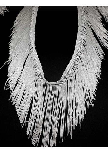 Beyaz Düz Püskül Saçak ( 10 cm ) fiyatları