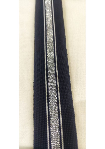 Lacivert Gümüş Simli Tiktak Şerit modelleri