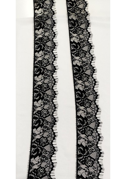 Siyah Sakallı Dantel 10 cm ( 3 mt ) fırsatları