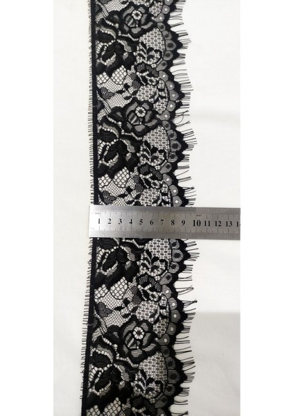 Siyah Sakallı Dantel 10 cm ( 3 mt ) indirimleri
