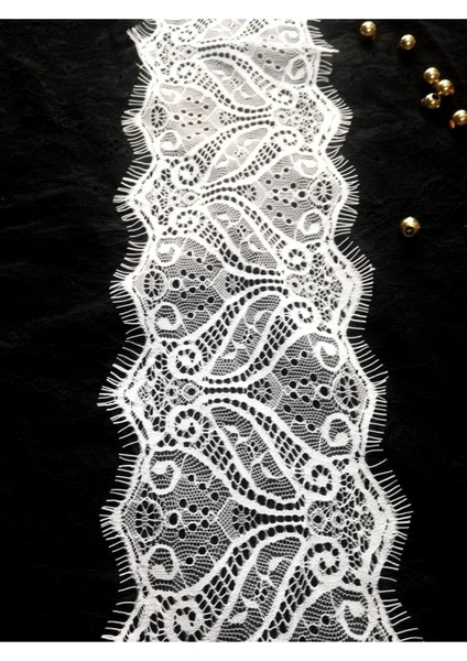 Beyaz Sakallı Dantel ( 3 mt )