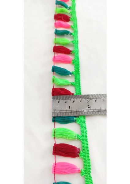 Fıstık Yeşil Renkli Püskül Saçak modelleri