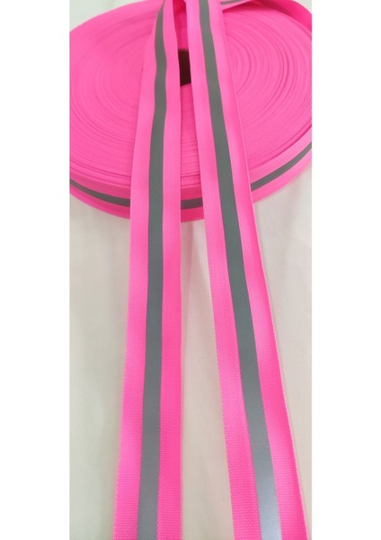 Neon Pembe Reflektör Şerit ( 3 cm ) fırsatları